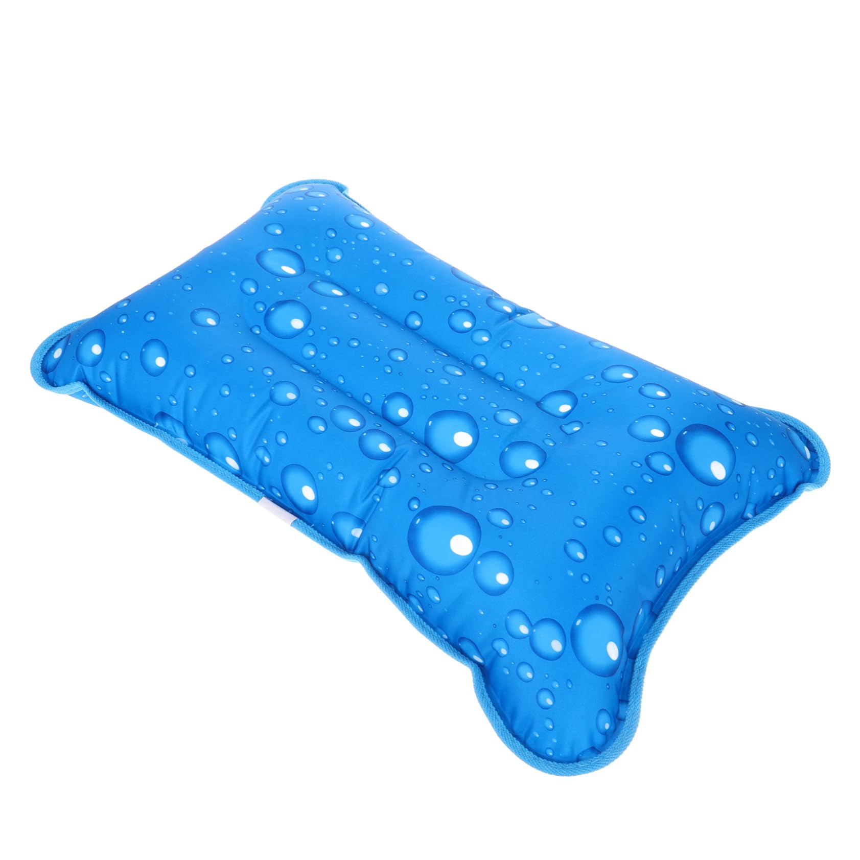 Ciieeo 4 Pièces Coussin été Auto Gonflable et Rempli Eau Bleu Ciel Oreiller Rafraîchissant Portable pour Camping et Activités Extérieures