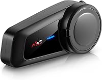 Vista 1 de MAXTO Auriculares Bluetooth M2 para motocicleta, casco de motocicleta Bluetooth 5.0, 6 vías 3280 pies, sistema de comunicación de intercomunicación