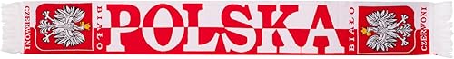 Miniatura 6 de Polska Auténtica bufanda de fútbol tejida de Polonia