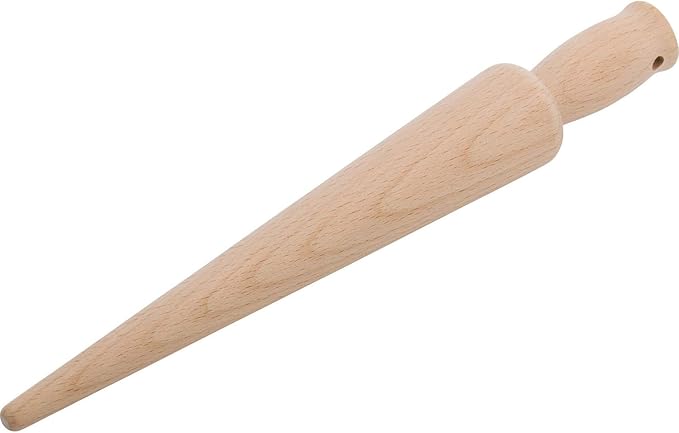 Westmark Waffel- und Eishörnchenformer, Länge: 28 cm, unbehandeltes Buchenholz, Hellbraun, 30052270