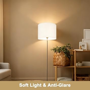 Hard-Back Drum Lampshade,13x 13x 10Spider Fitter-Cream