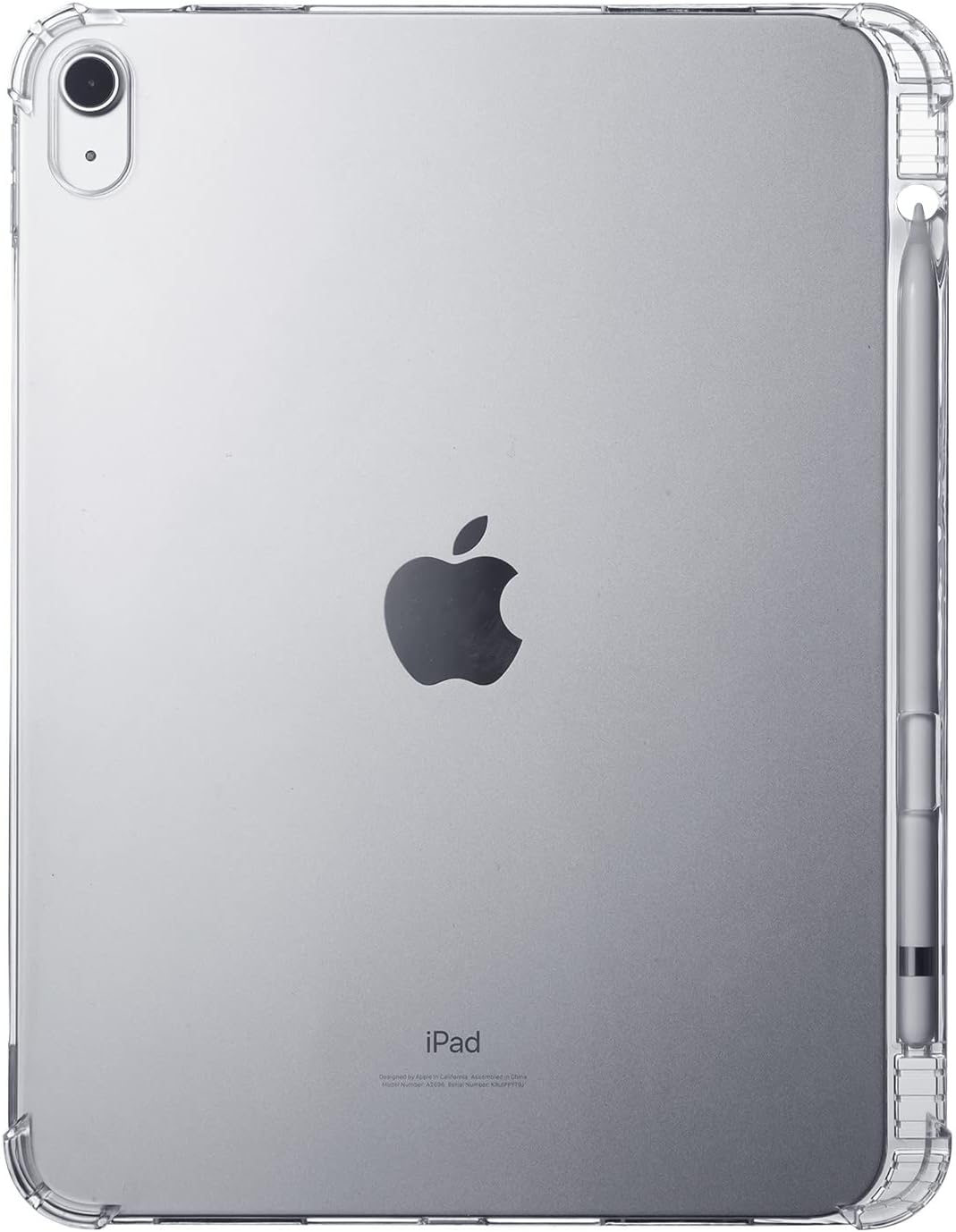 Sanwa Supply PDA-IPAD1918CL Clear Cover with Pen Storage Pocket for iPad 10.9 Inch 10th Generation