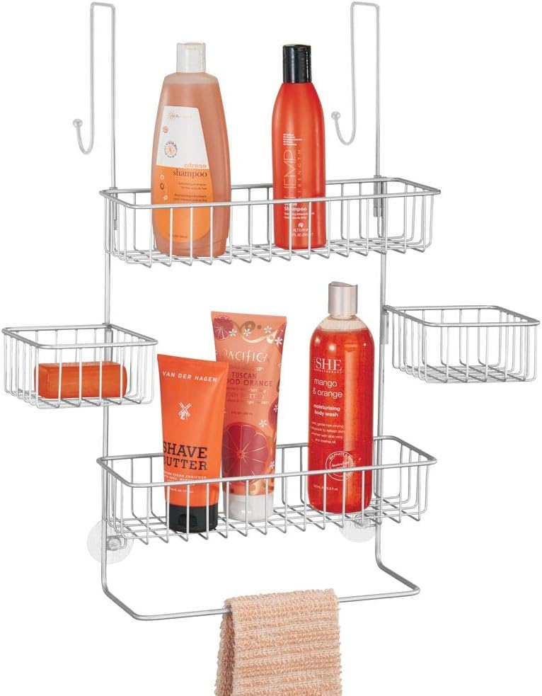 ripiano doccia per shampoo con ventose