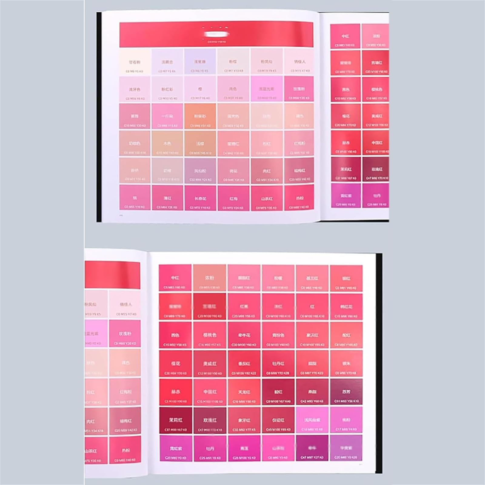 MObyat 4-Farben-Farbabstimmungshandbuch, CMYK-Farbkarte Für Den Druck, Insgesamt 83.234 CMYK-Druckfarben, Geeignet Für Innenarchitektur, Industrie, Druck Und Grafikdesign