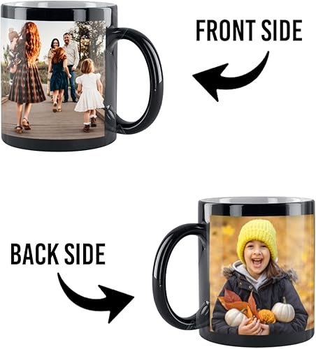 Miniatura 78 de Taza de café personalizada, regalo personalizado, taza de cerámica con foto, imágenes o texto, novedad de tazas personalizadas, perfecta para Borde