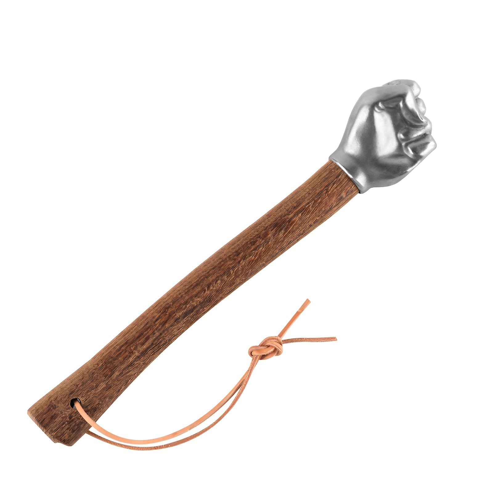 PAEFIU Faustformhammer aus Edelstahl, Handhammer mit Hickory Holzstiel, Faust-Kopf Hammer, 1 KG, Multifunktionales HardwareWerkzeuge, für Gartenarbeit, Haushalt, Auto Notfall & DIY Projekte (Stil 2)