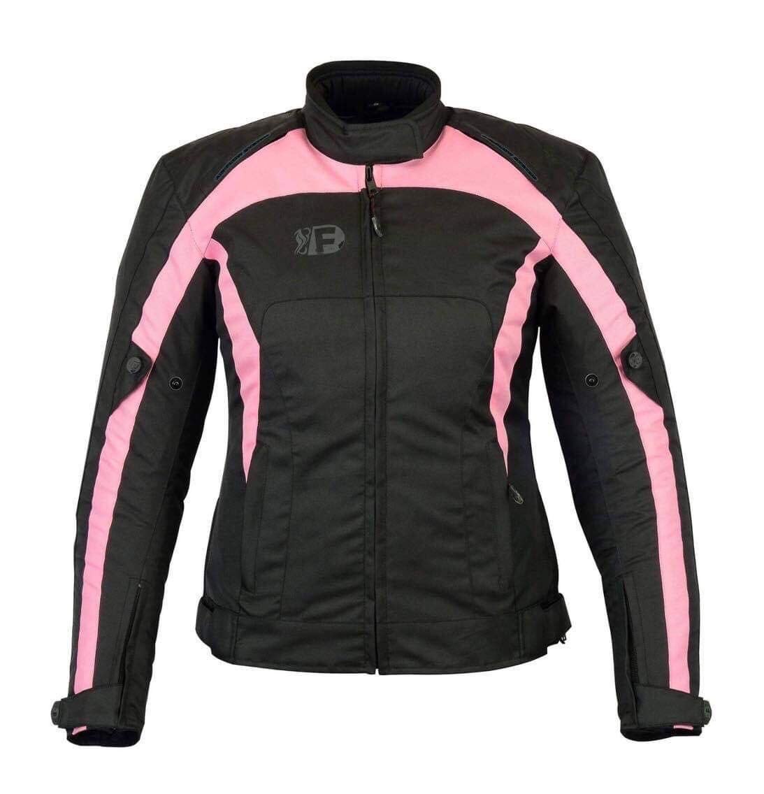 FREEDAY CHAQUETA DE MOTO INVERNO MUJER NEGRA/ROSA