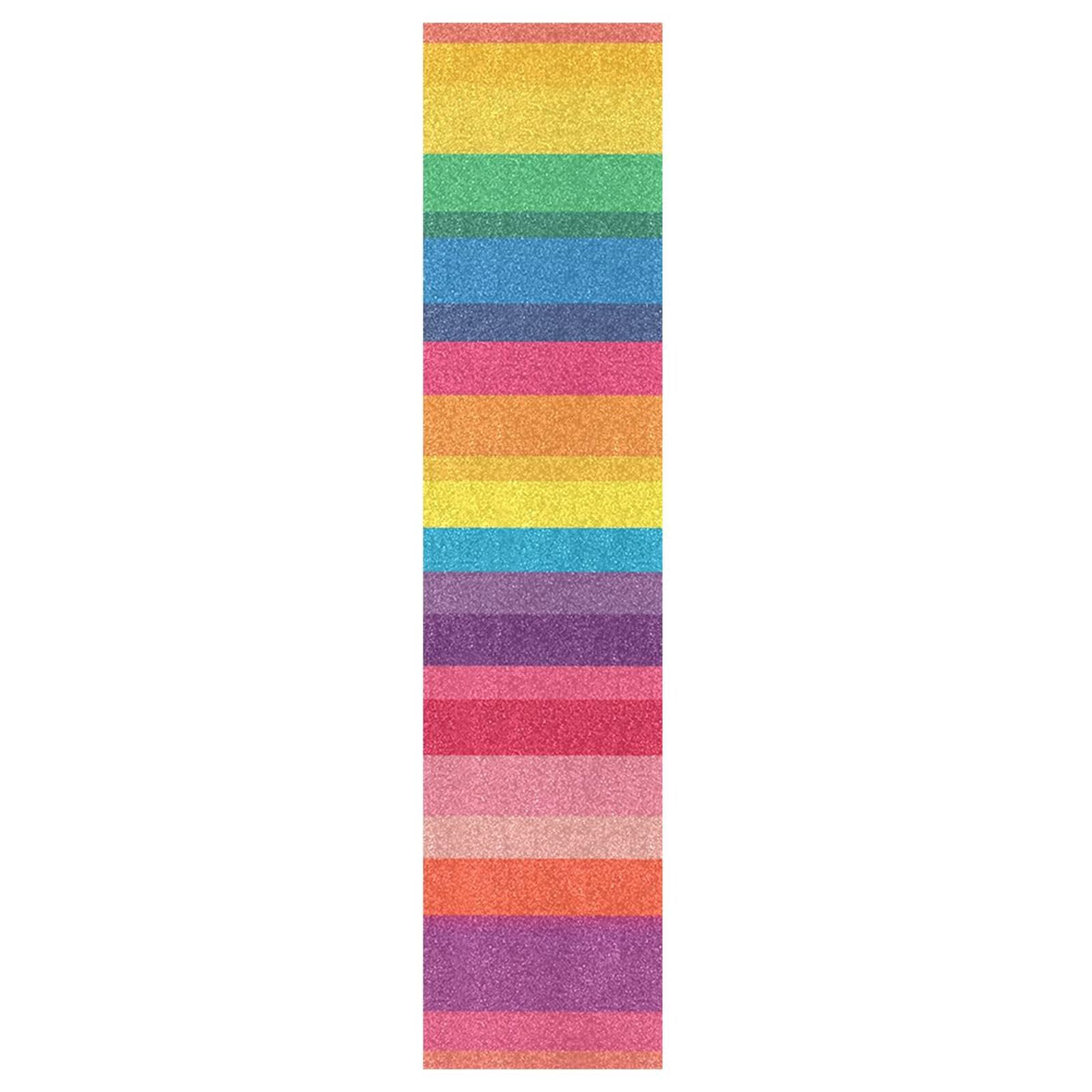 CEBUGI Horizontal Stripes Skateboard Grip Tape 33x9in Waterproof Tear-Proof Longboard Grip Tape Bubble Free Non-Slip Scooter Grip Tape for Girls Boys
