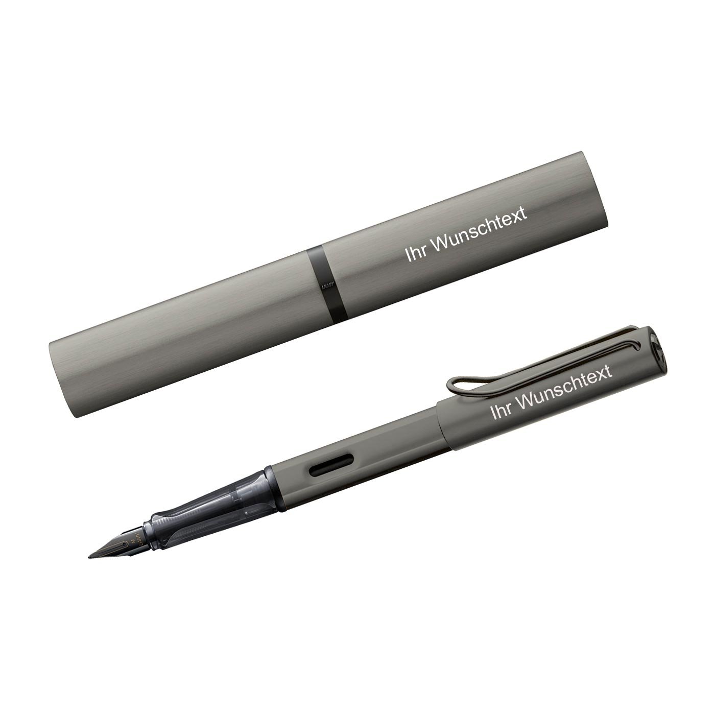 Lamy Füllhalter Lx Ru Modell 057, Feder M, inkl. Laser-Gravur, Farbe Ruthenium