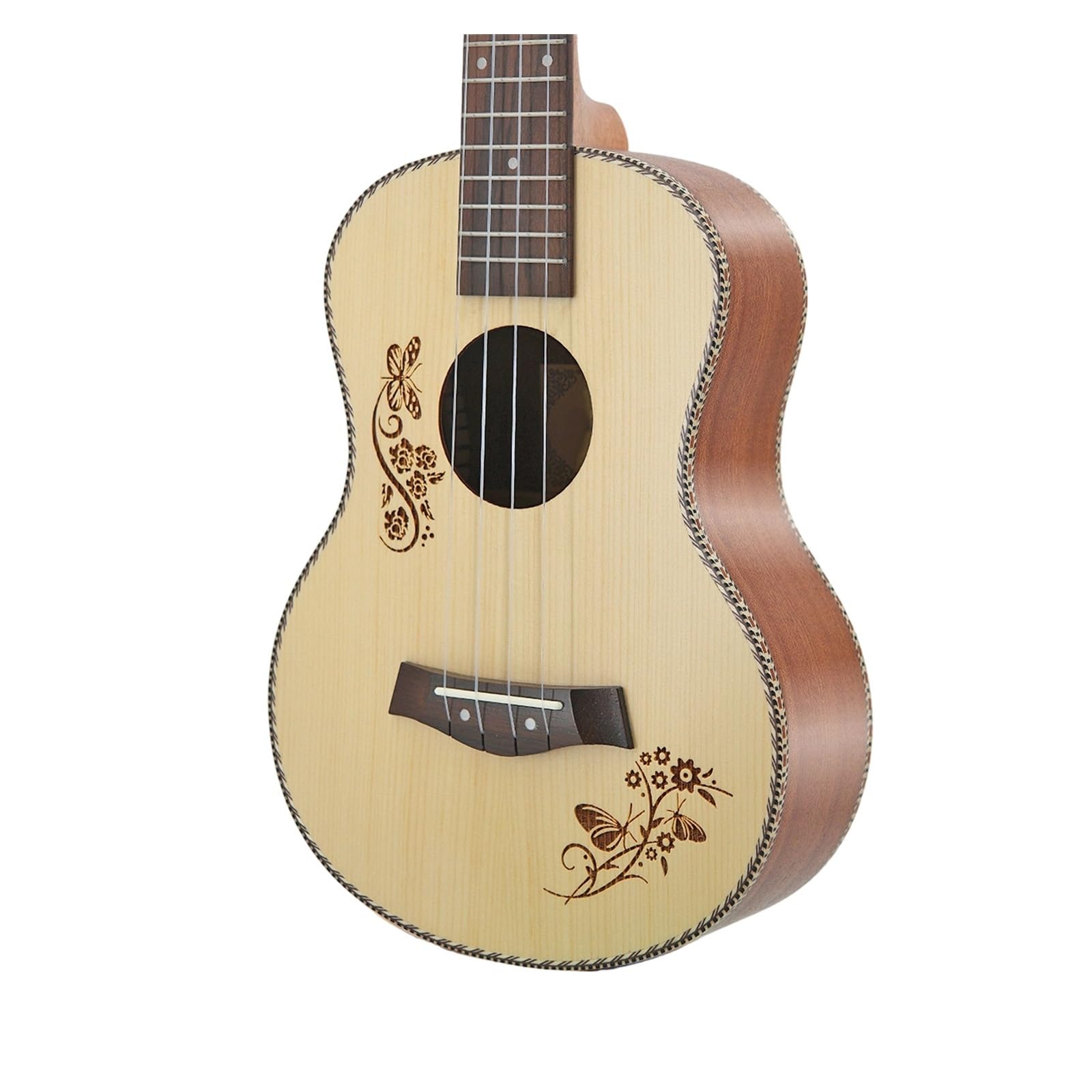 Strumento Musicale Professionale Per Chitarra A Quattro Corde Ukulele In Legno Di Abete Rosso Da 26 Pollici Ukulele