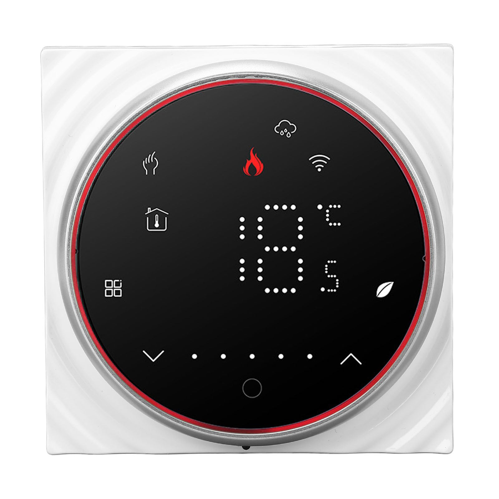 Generic Smart Home Thermostat, Wysoka dokładność 1 dzień 6 Okres Programowalny 5+1+ Tryb Termostat Domowy AC 95–240 V dla urządzeń Gospodarstwa Domowego (BLACK)
