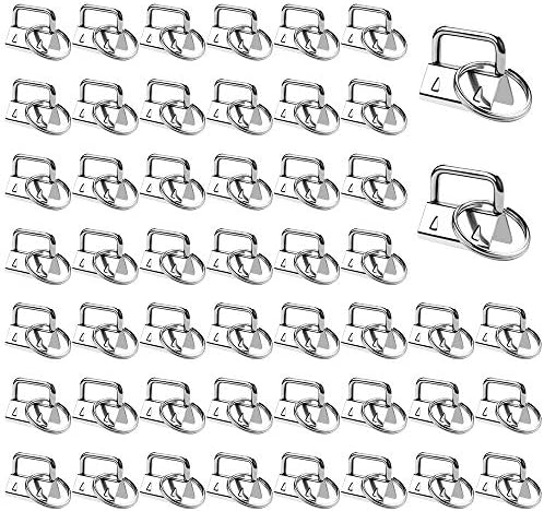 FANNAS Matériels De Porte Clés, 30 Pièces 32mm Clip De Queue Porte-clés