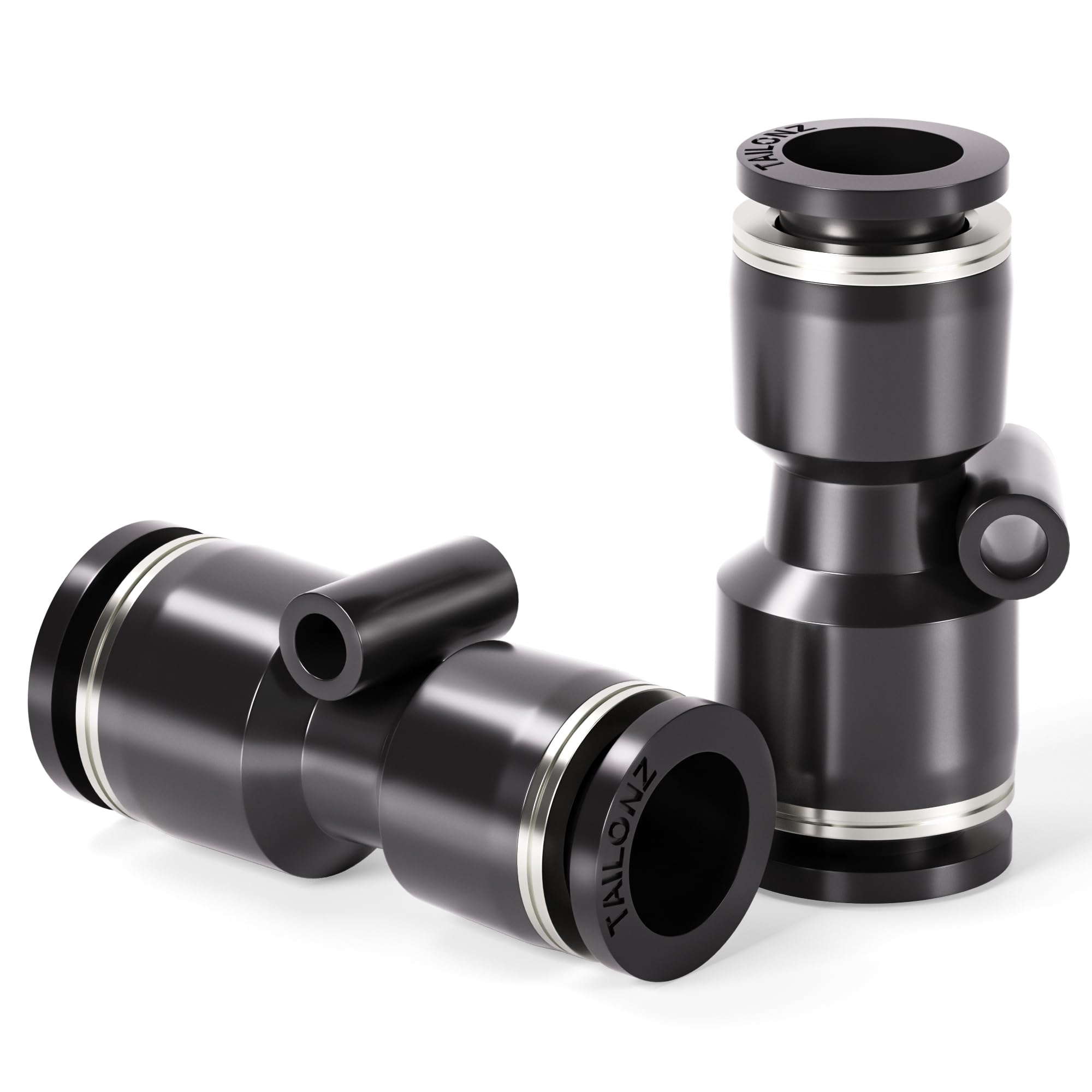 TAILONZ 1/2" x 3/8" Reducer Push-to-Connect Fitting PG1/2-3/8 2Pcs
