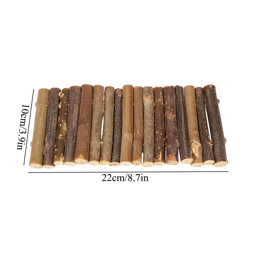 Hamster Brücke Aus Holz - Biegbare Leiter Für Kleintiere