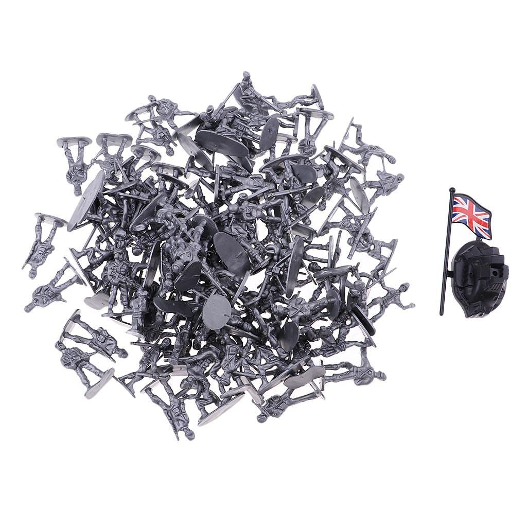 UJEAVETTE® 100 Pieces Military Plastic Toy Soldiers Figures 12 Poses Models Toys Silver (B0C1CCXDBB) Amazon Price History, Amazon Price Tracker
