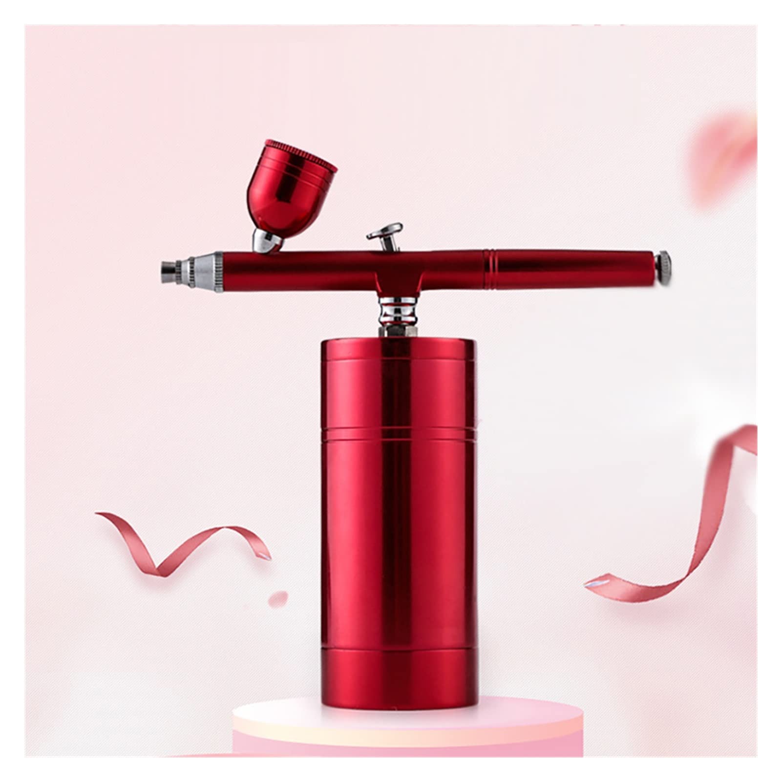 DYTWXG Pulvérisateur de Peinture sans Fil Airbrus Air Brush Pompe Compresseur Pistolet Bricolage Jouet Maquillage Beauté Maquillage OxygenBubbleTherapyInjectorFacial (Color : Part B Black)