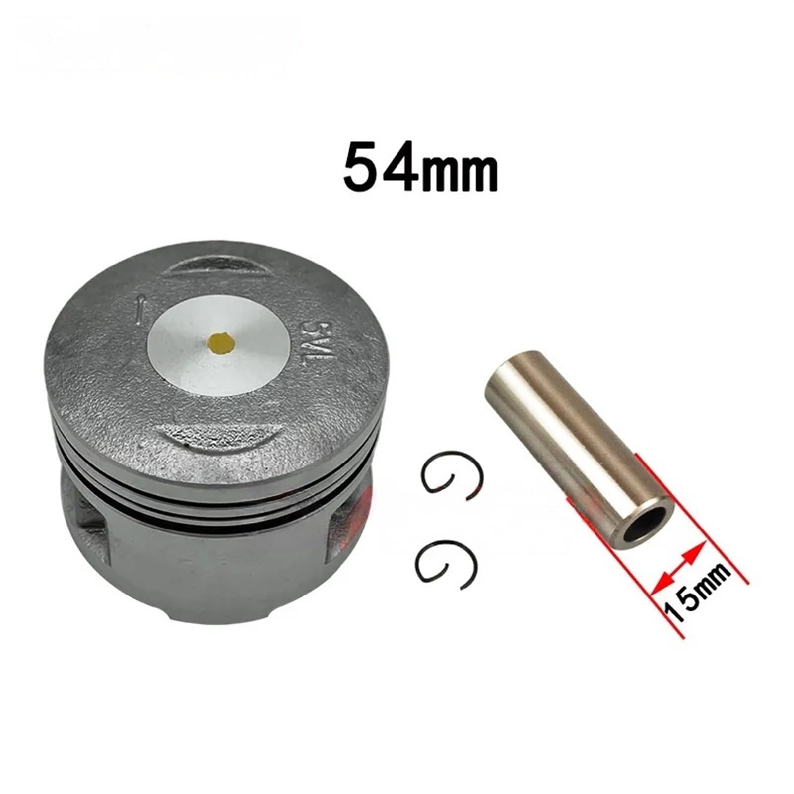 Amazon.com: IVYARD Motorcycle 54mm Piston 15mm Pin Ring Set for