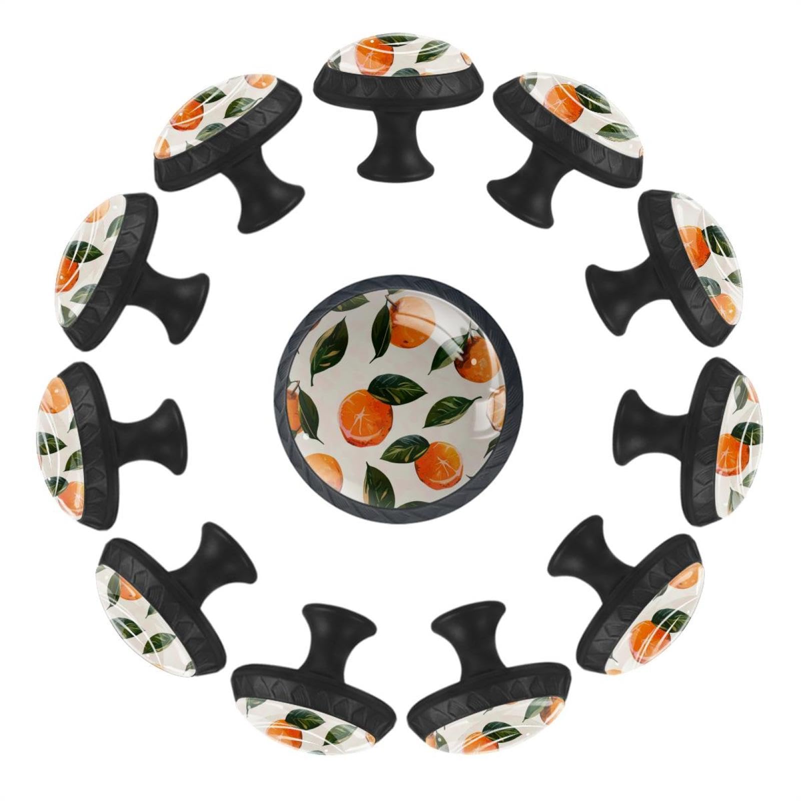 Bouton de tiroir en verre cristal durable lot de 12 boutons peints à fixation facile pour meuble