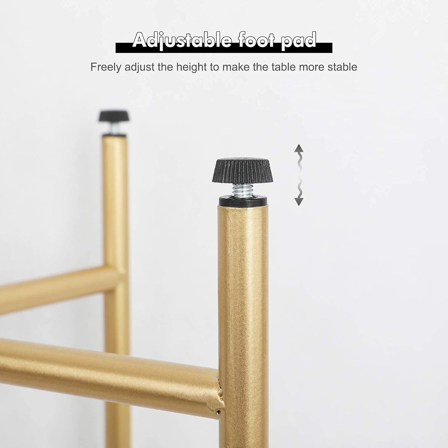 Best Cyber Monday 🔥 Gold Metal End Table, 2 Tier Circle Side Table, Sofa Table Removable Tray, Coffee Table Indoor/Outdoor (Gold)