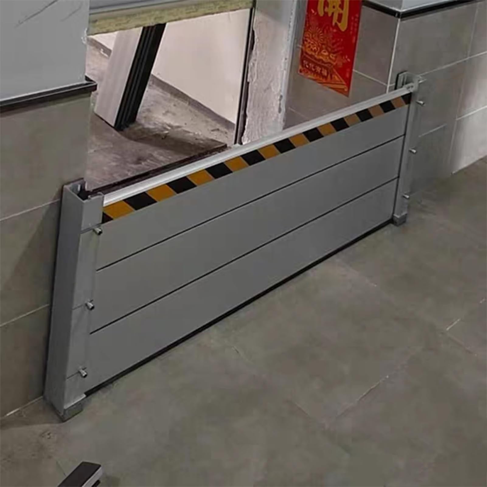 Kit Soglia Antiallagamento For Porta Del Garage, Diga Temporanea Barriera Antiallagamento For Porte E Finestre Di Casa, Sistema Di Protezione Antipioggia Rimovibile Riutilizzabile For Seminterrato/gar