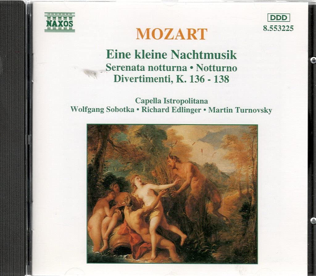 Eine Kleine Nachtmusik [Audio CD] W.a. Mozart; Capella Istropolitana; Wolfgang Sobotka; Richard Edlinger and Martin Turnovsky