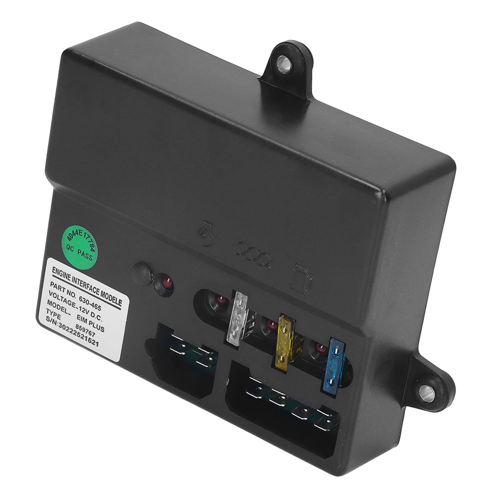 FTVOGUE Modulo Interfaccia Motore, Modulo Motore ABS 12VDC, Design Sigillato, Parte di Ricambio per Generatore di Avviamento per Uso di Manutenzione e Riparazione dell'attrezzatura