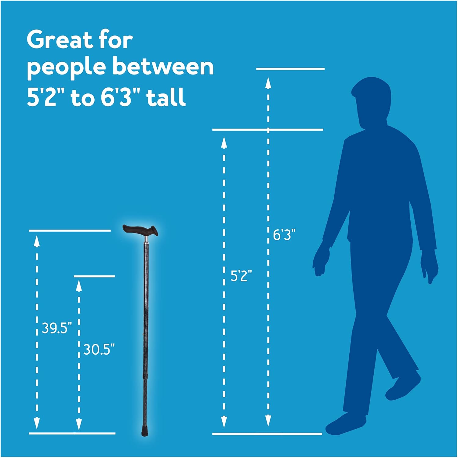 Gеt Dіѕсоunt 70% Prісе Carex Health Brands Comfort Walking Cane with an Ergonomic Extra Comfortable Grip, Dark Gray