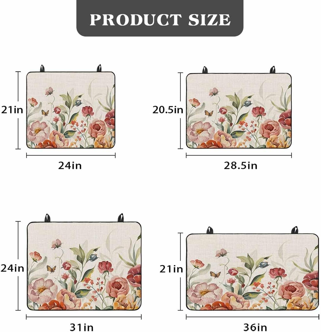 Stove Cover for Electric Stove, 4th of July Good Bless USA Flag Daisy Butterfly Stove Top Cover for Glass Top, Heat Rubber Mat Foldable Cooktop Cover Top Protector, 28.5"x20.5"