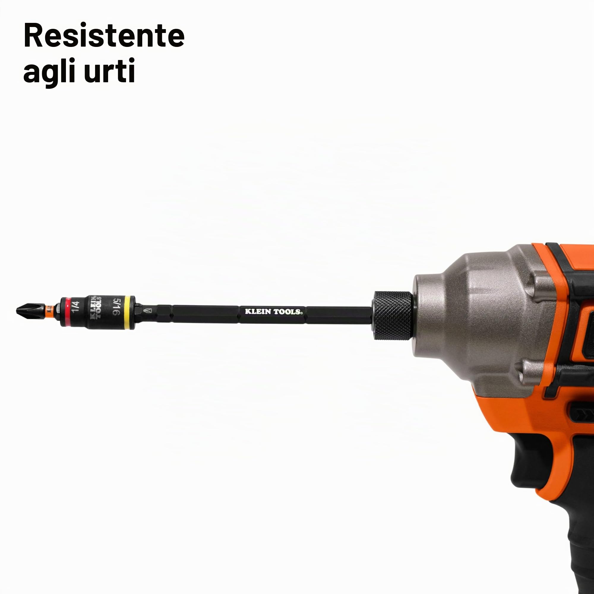 Klein Tools Cacciavite 32304, cacciavite regolabile 14 in 1 con presa a ribalta, driver e punte HVAC, resistente agli urti