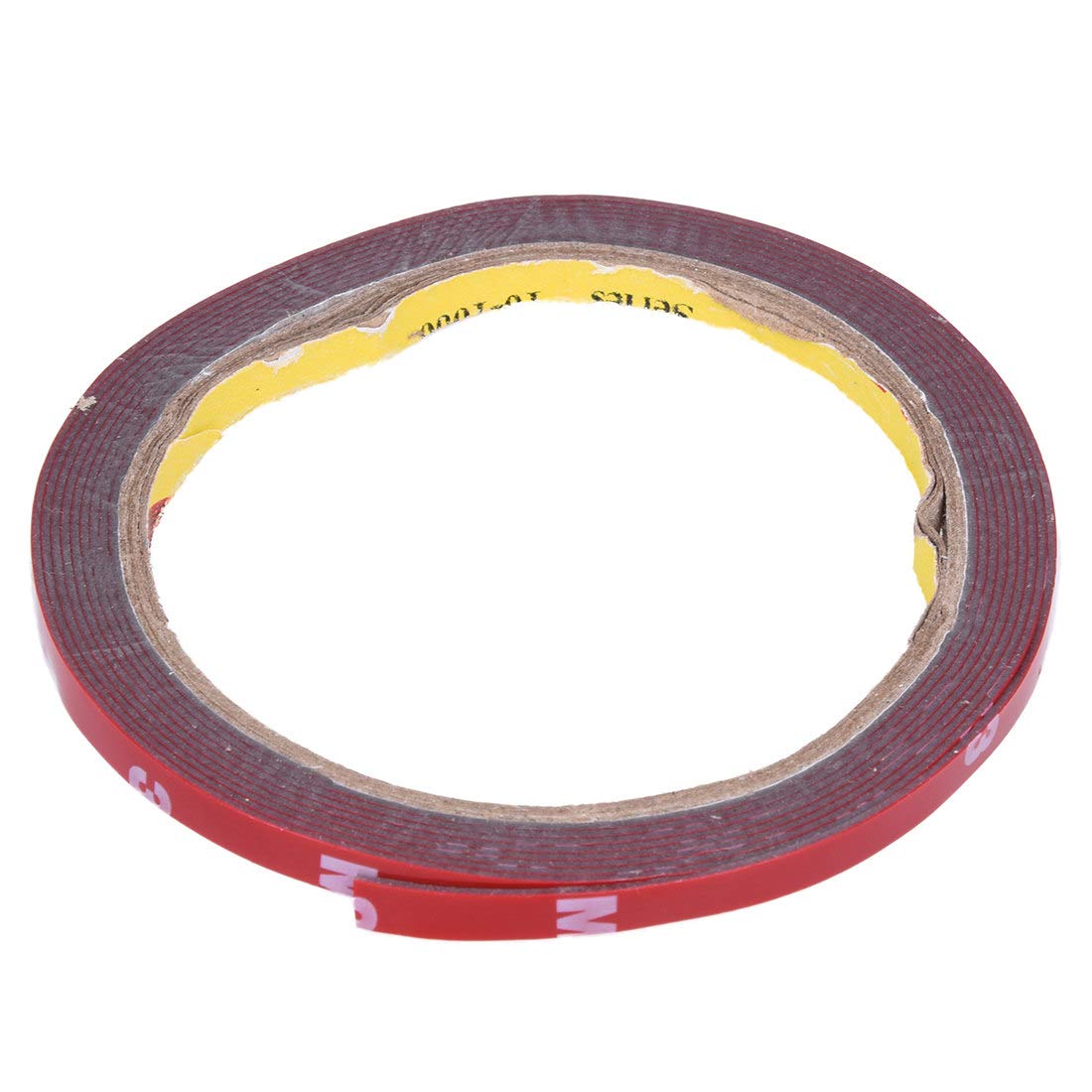 GOSIA Doppelseitiges Klebeband Aus Schaumstoff – Super Stark & Permanent Haftend, 6 Mm X 3 M, Rot (2 Rollen)