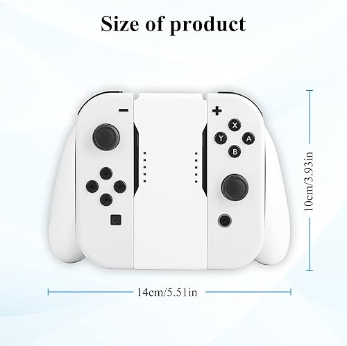 Miniatura 7 de GLDRAM Joycon Charger Grip for Nintendo Switch & Switch OLED Accessories, Switch Joy Con Controller Charging Grip with LED Indicator, Charging Cable