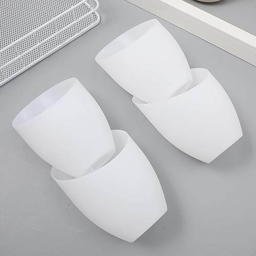 Miniatura 5 de Vaguelly 5 pantallas de repuesto blancas esmeriladas para lámpara de pie, pantalla de herradura, pantalla de lámpara de pie de múltiples cabezales,