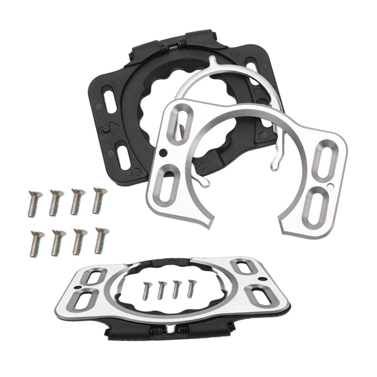 Tacchette da Ciclismo Strada per Pedali, 2 Pezzi in Plastico | Acciaio Inossidabile, Sostituzione Rapida, per Scarpe da Ciclismo e Mountain Biking