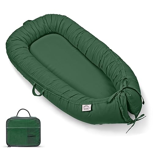 Miniatura 7 de Tumbona para bebé, tumbona infantil para recién nacido, funda portátil para nido de bebé, transpirable y suave, artículos esenciales para recién