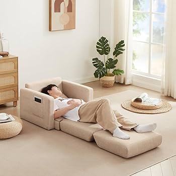 コンパクトソファベッド ベージュ[8387] Amazon.co.jp: ローソファー シングルコンパクトソファーベッド