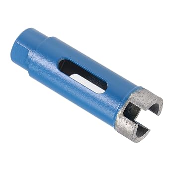 Diamond Core Drill Bit Diameter 22mm Hole Saw for Sintered Tile, Ceramic, Stone, Marble, Concrete, Dry or Wet Type Application For M10 Angle Grinder 1pc