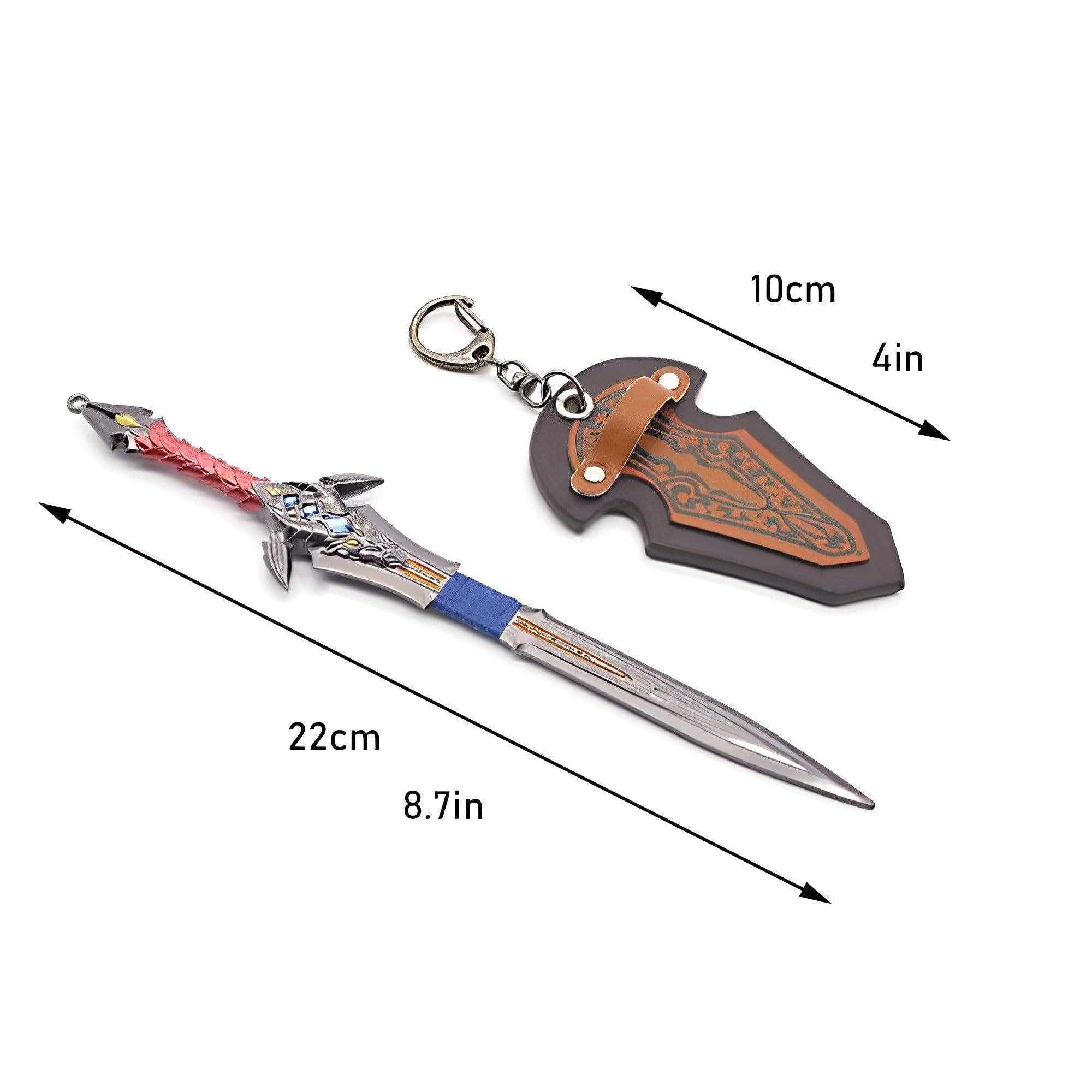 Figurine Anime, Modelli in Miniatura di Personaggi Giochi Fantasy con Supporti, Ashbringer, Frostmourne, Gorehowl
