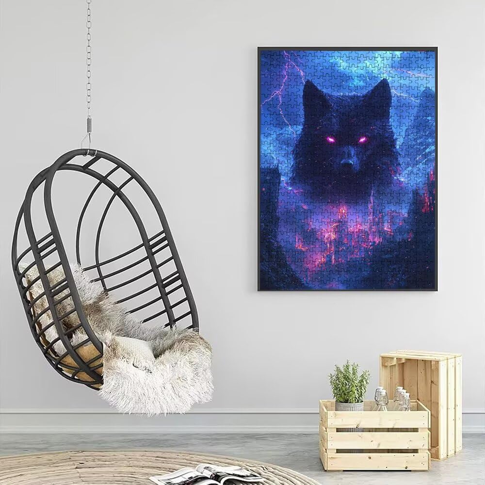 Puzzle 3000 Pezzi, Orso Lightning 3D Puzzle per Adulti Impegnativo, Educa Puzzles Artistico, Divertente E Stimolante Puzzles Decorativo per La Famiglia, Regalo e Decorazione Pareti DX0YL6-974