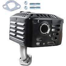 abliubale Muffler Exhaust Assembly Compatible with Honda GX160 GX200 GX140 Muffler Exhaust Silencer 18310-ZF1-000 5.5hp 6.5hp Engine Motor