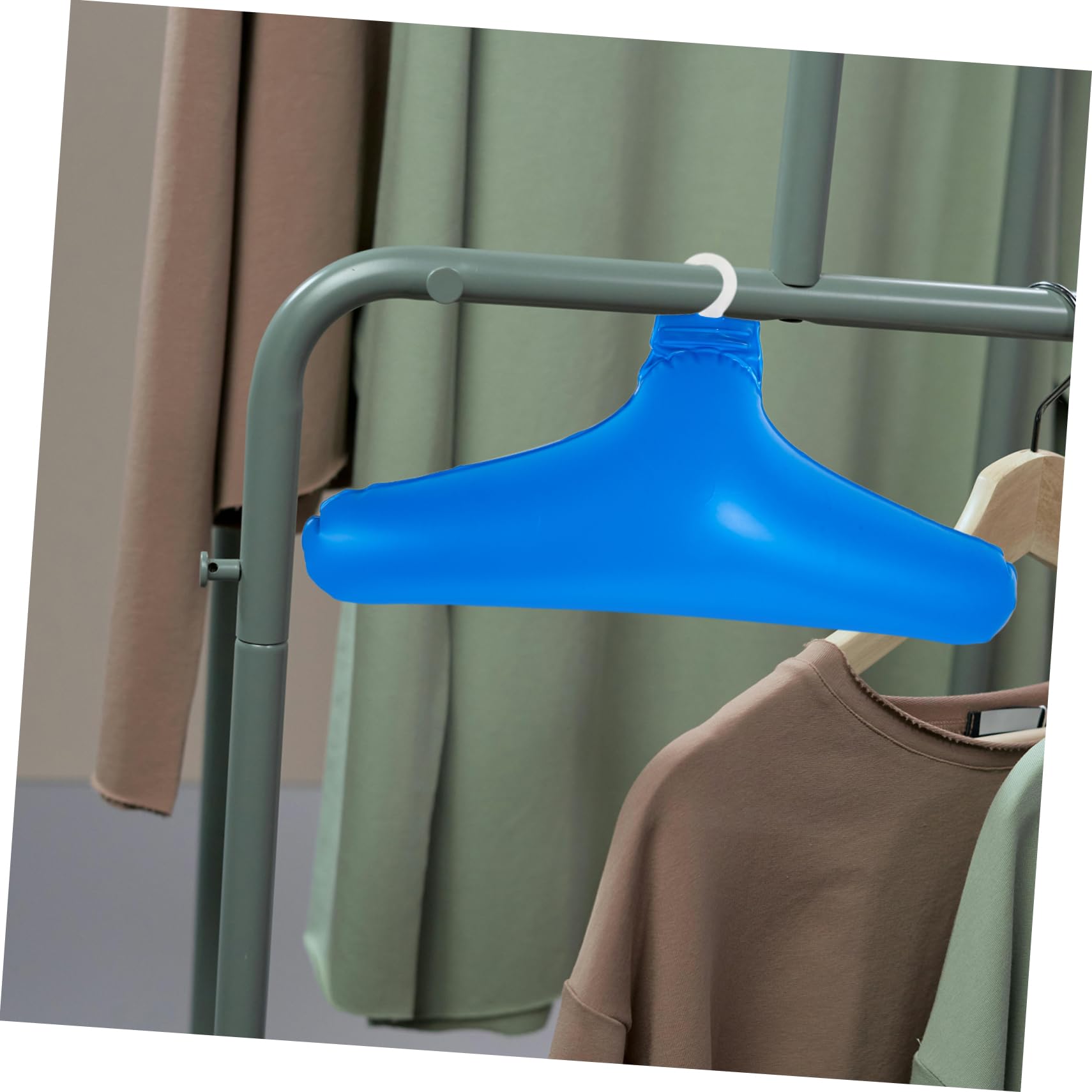 TOPBATHY 9 Pz gruccia gonfiabile grucce gonfiabili per il viaggio Grucce pieghevoli appendiabiti da viaggio Appendiabiti per viaggi stendibiancheria stendino armadio da viaggio pvc