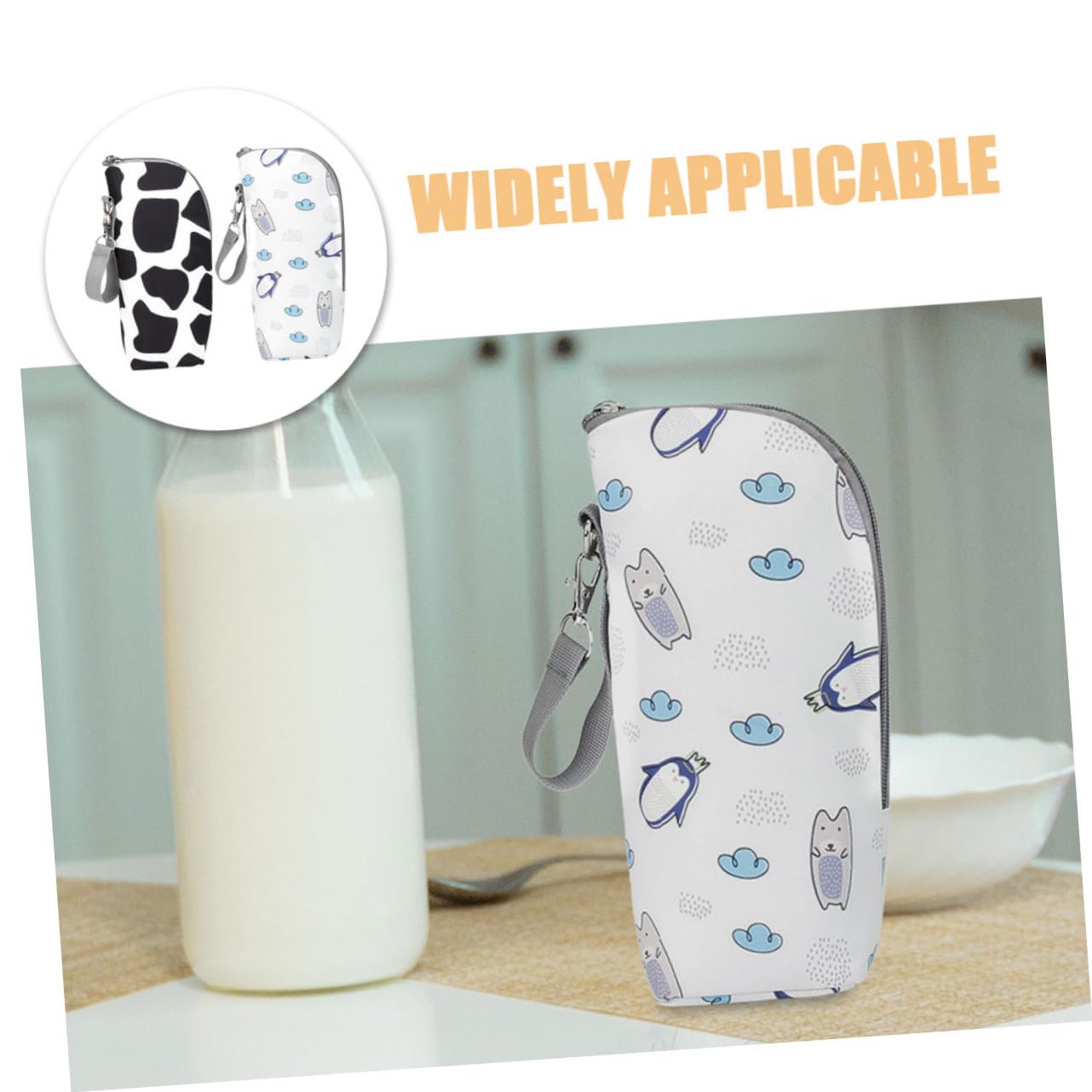 6piezas Bolsa Térmica para Biberones Aislante y Resistente Al Agua para Almacenar Comida De Diseño Práctico para Paseos y