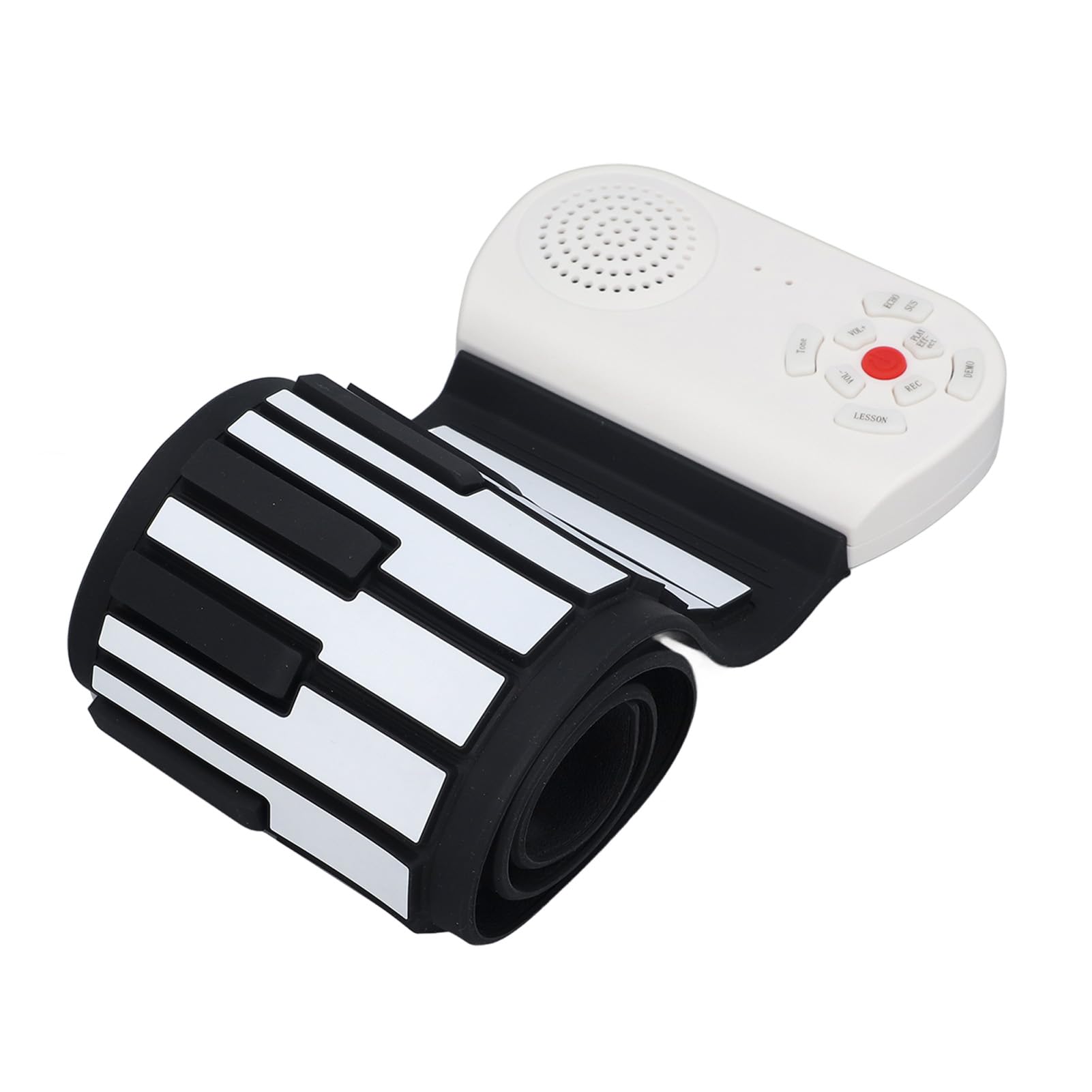 Pianoforte Arrotolabile a 49 Tasti, Ricarica USB, Tastiera Elettrica Pieghevole, Tastiera Portatile, per Bambini, Principianti, Pratica Didattica, Materiale Siliconico