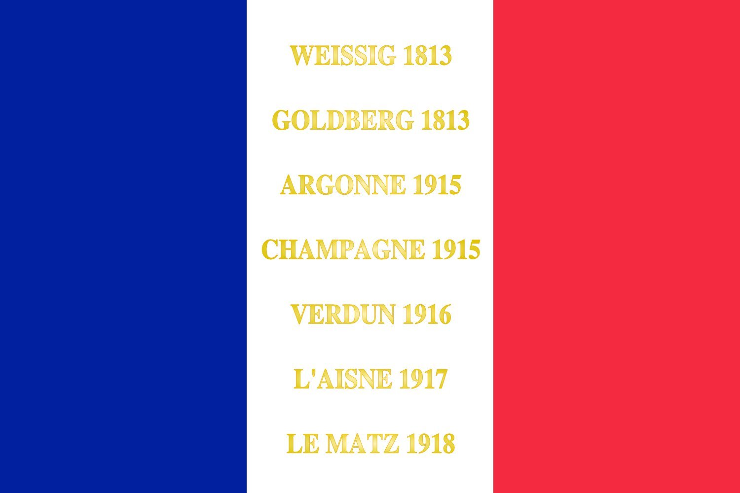 Drapeau 154e régiment d infanterie de l armée grand format en tissu