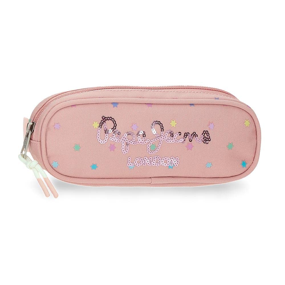 Pepe Jeans Carina Estuche Rosa 22x7x3 cms Poliéster