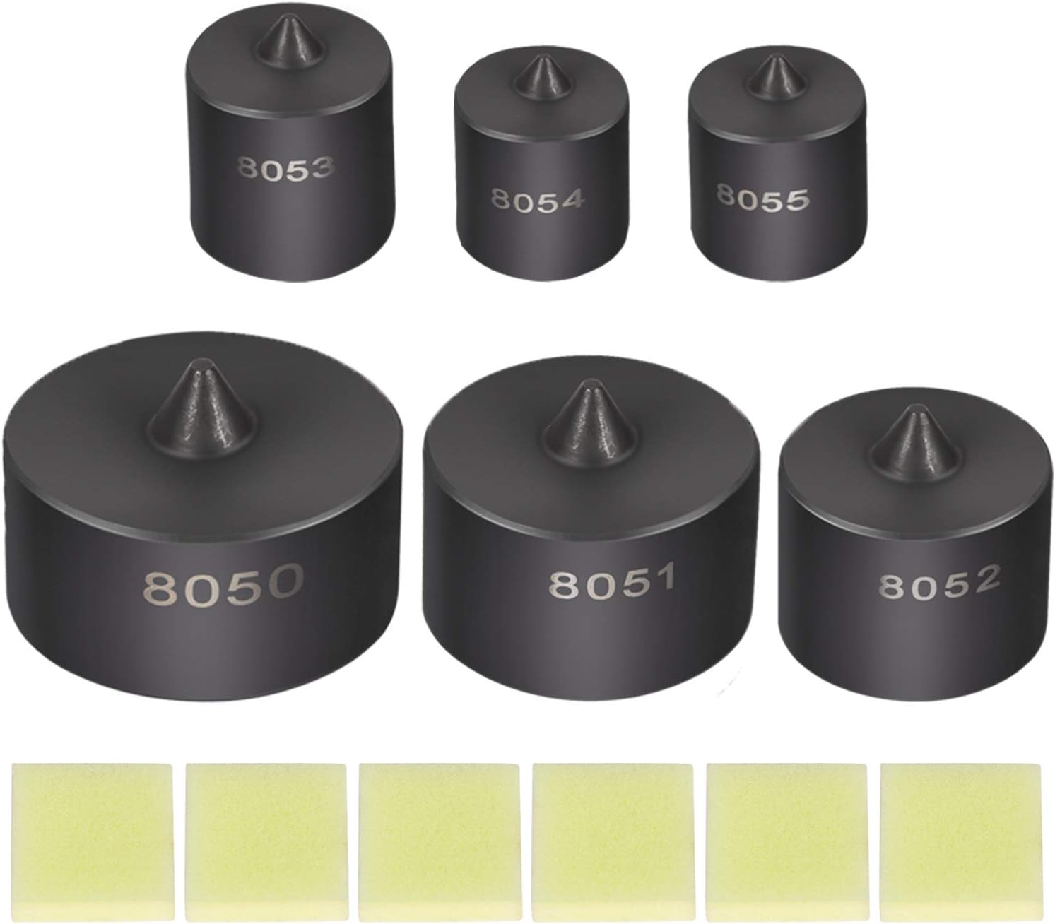 8056 Shaft Protector Set For Use With 'Grip-O-Matic' pullers or Push-Pullers, 6 pcs Replace for OTC 8056