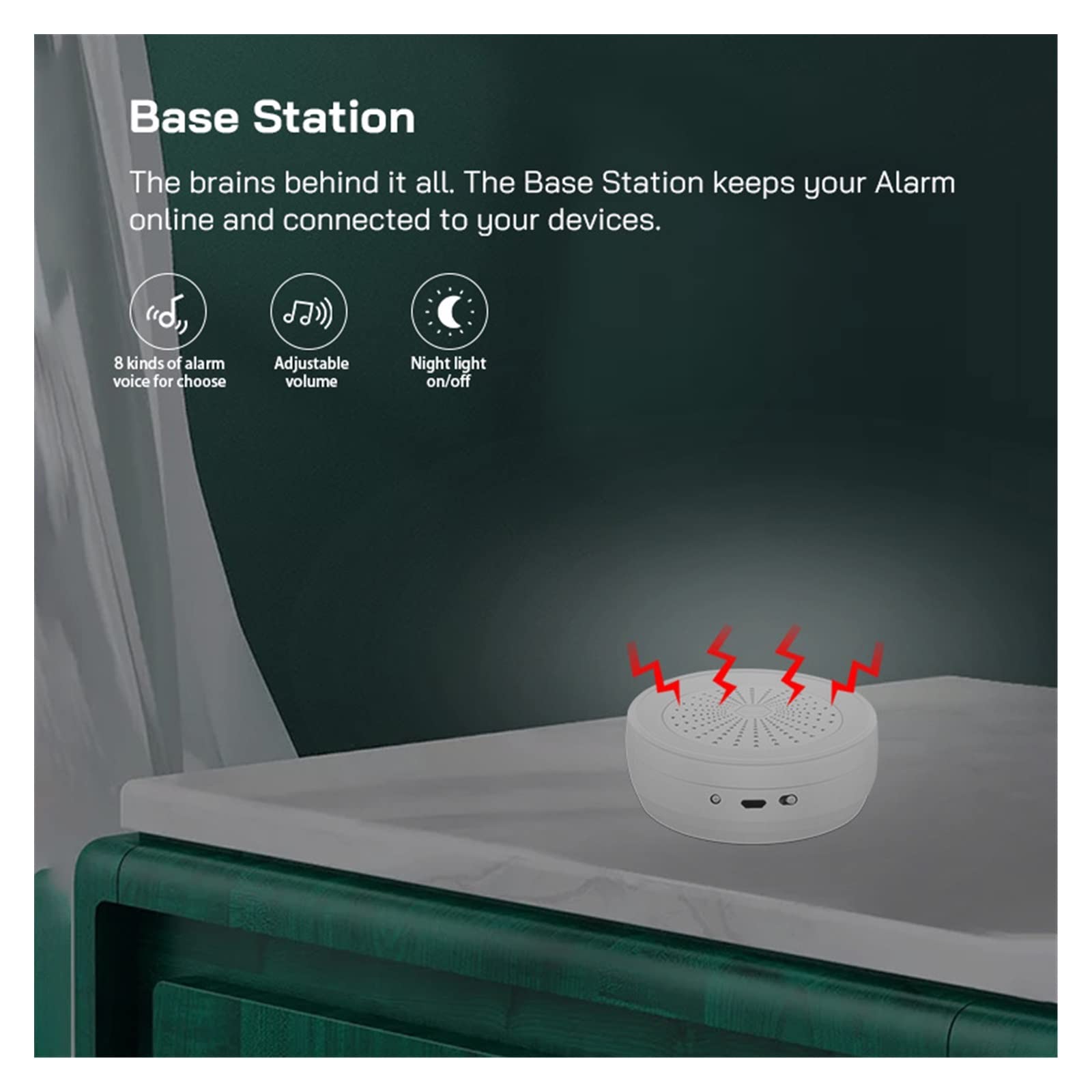 Bezpieczeństwo w domu DIY System alarmowy, Tuya Alarm Gateway Window Drzwi czujnik detektor wody zdalny Smart Home Security Alarm System System działają z inteligentnym życiem Alexa Zestaw alarmu anty