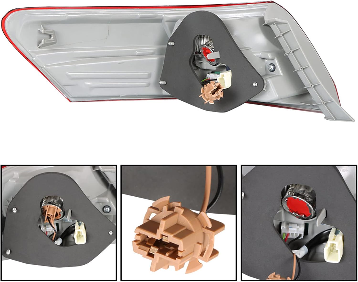 Silscvtt Passenger Side Outer Tail Light Replacement for Toyota Camry 2010 2011 Tail Lamp Right Side 8155006340 TO2805106