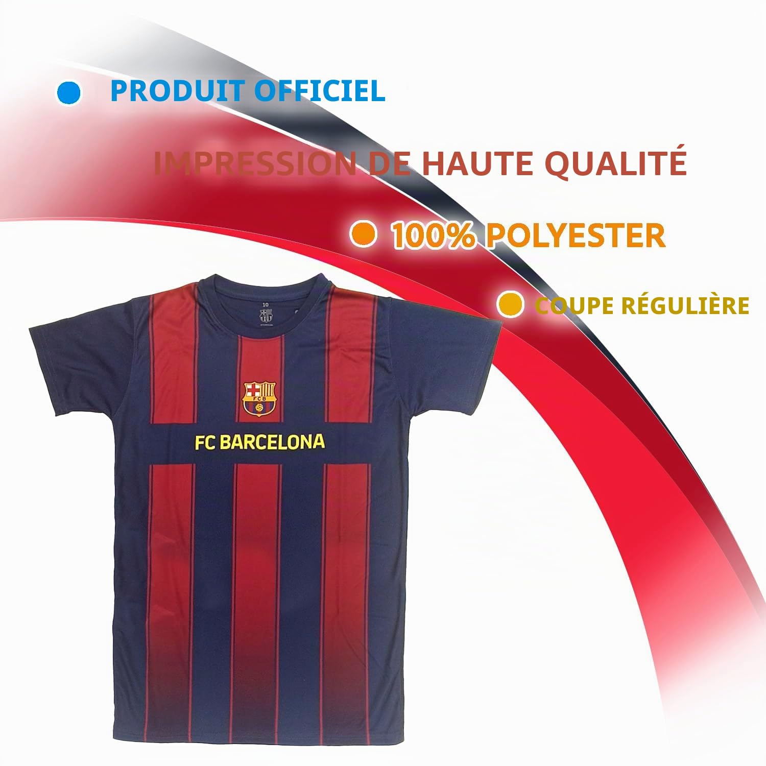 FC BARCELONA Maillot Football Saison 2025/26. Réplique Stade Officiel pour Adulte, Garçon et Enfant