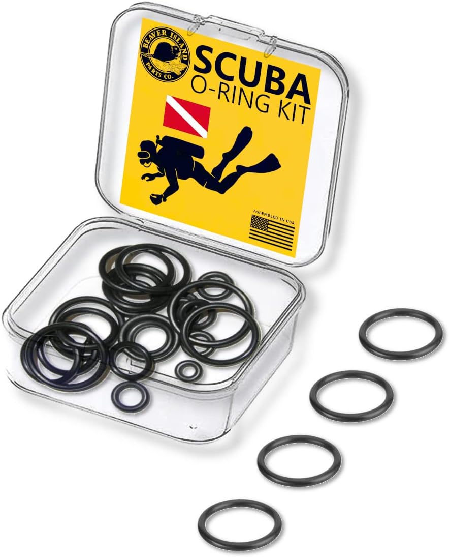 Save A Dive Scuba O-Ring Kit Nitrox Oxygen O2 Compatible for Regulator Cylinder Valve and Hose Repair SAE Aerospace Standard