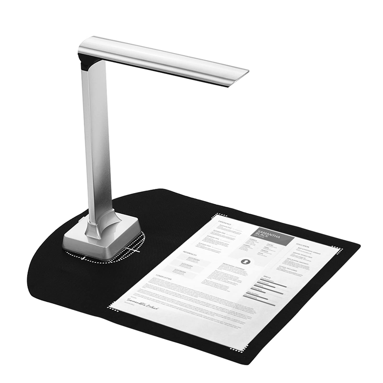 Szybki skaner dokumentów do Aibecy BK32, kamera HD 15 MP, skanowanie 1 sekunda, światło wypełnienia LED, przenośna składana konstrukcja, wsparcie rozmiaru